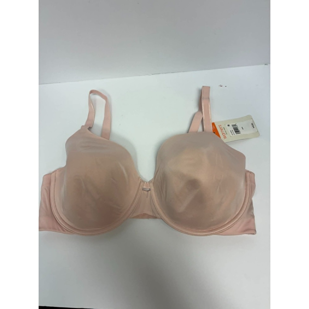 Warners Underwire Bra 40C Light Pink/Blush Lightly Lined T-Shirt Bra Comfort